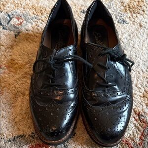 Elegant Black Leather Women’s  Dress Shoes